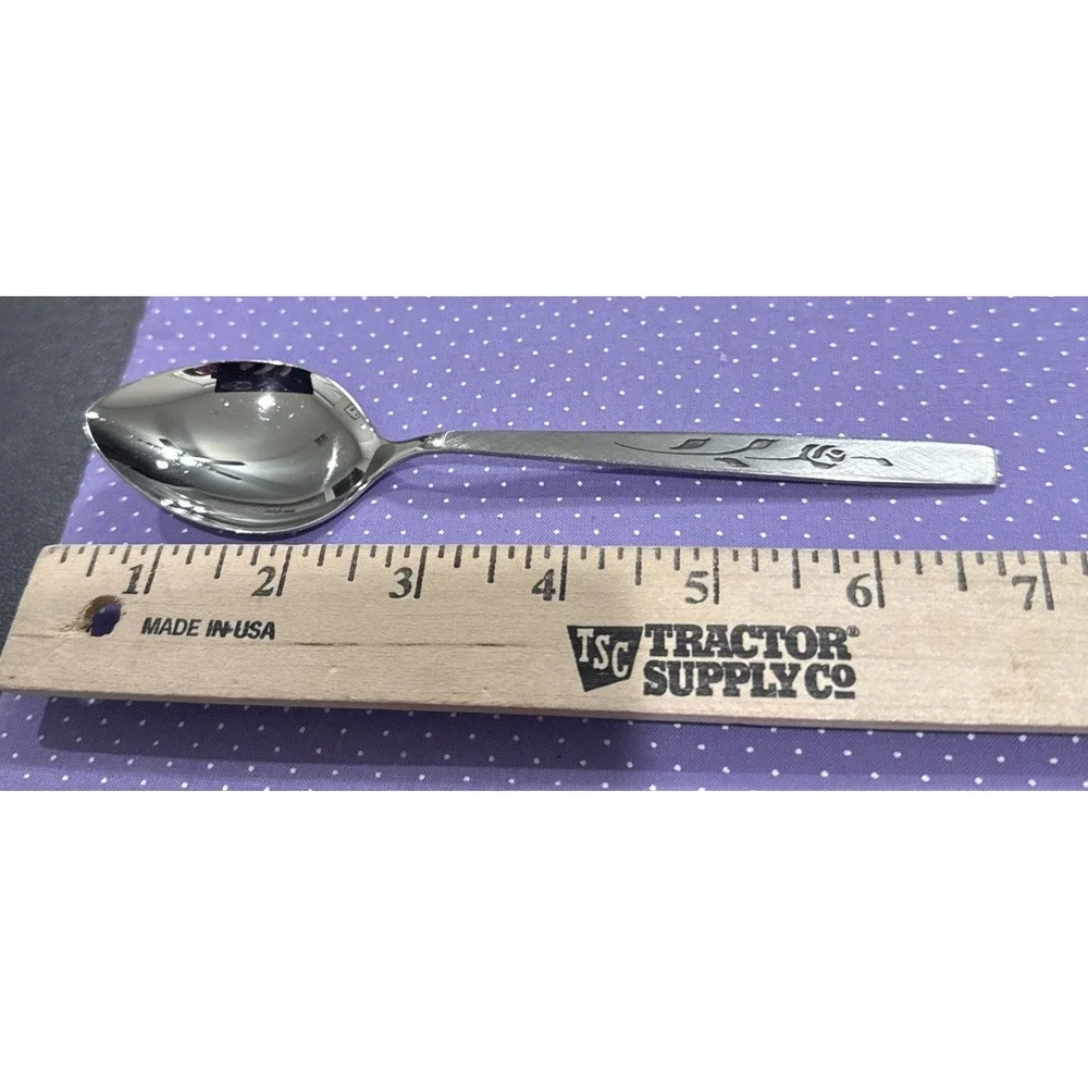 Oneida Oneidacraft Deluxe Capistrano Stainless Steel Soup Spoon Spoons Set Of 6‎